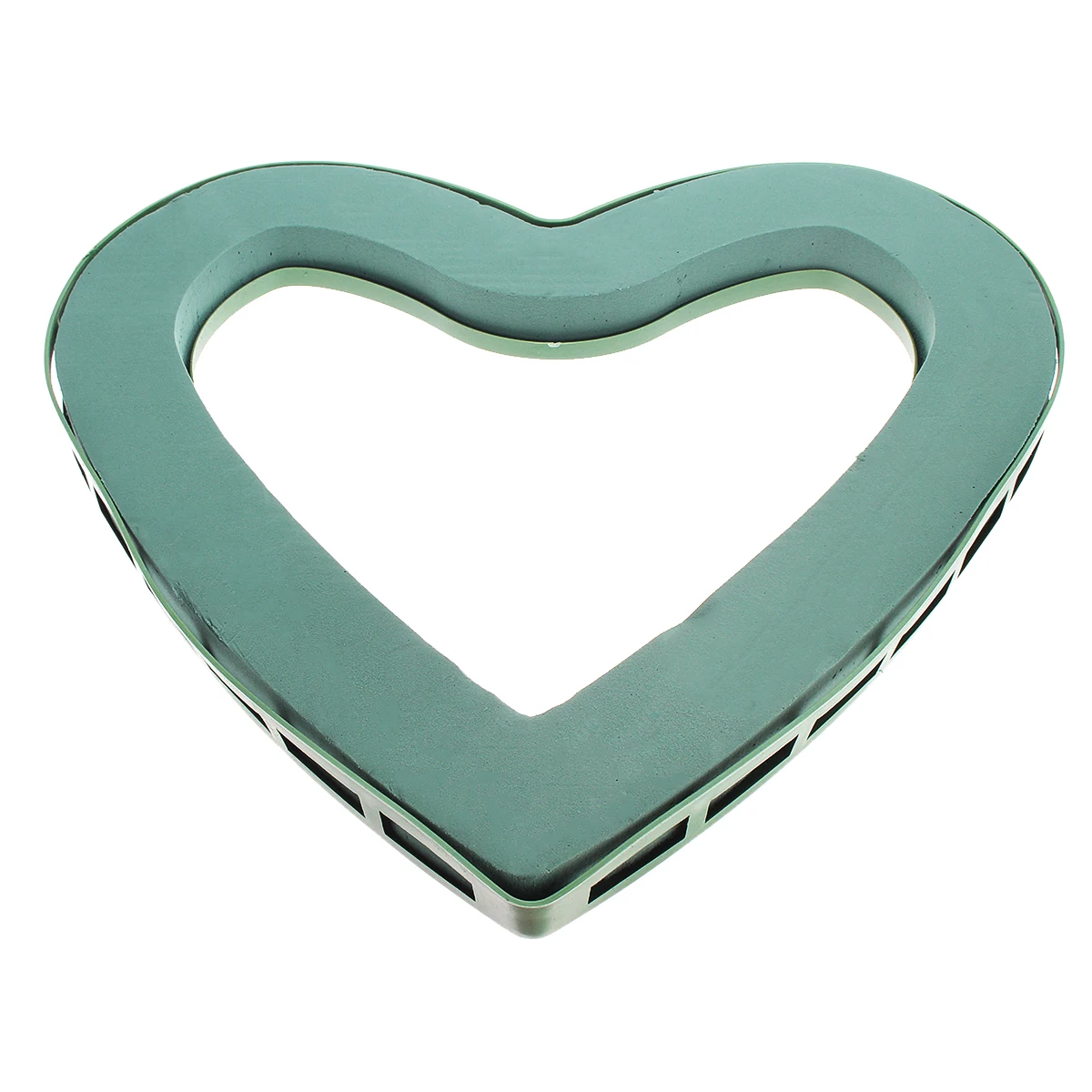Green Wet 21'' Heart Shape Memorial Flower Foam Party Wedding Car