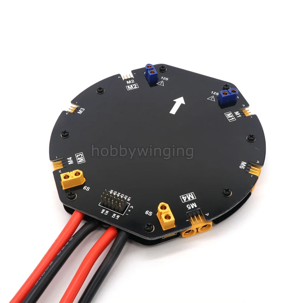 4 / 6 axis Agricultural Drone 12S 480A Power Distribution Management Module High Current