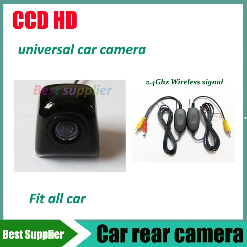 

HD CCD 2.4G wireless signal night vision Car reverse backup parking rear view camera universal for all car parking system