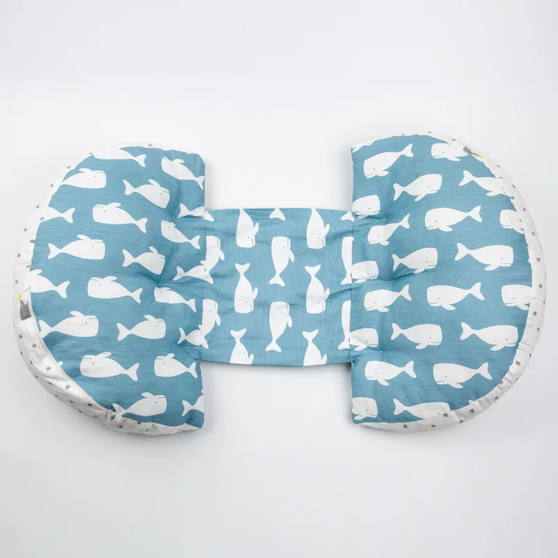 Подушка для беременных женщин поясная боковая подушка для сна многофункциональная u-образная подушка для сна подушка для подвешивания живота - Цвет: blue