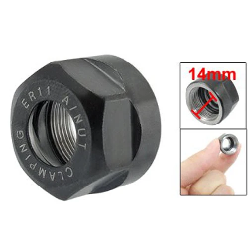 CNC Collet Chuck Repair Parts High Speed ER11 Clamping Hex Nuts SODIAL