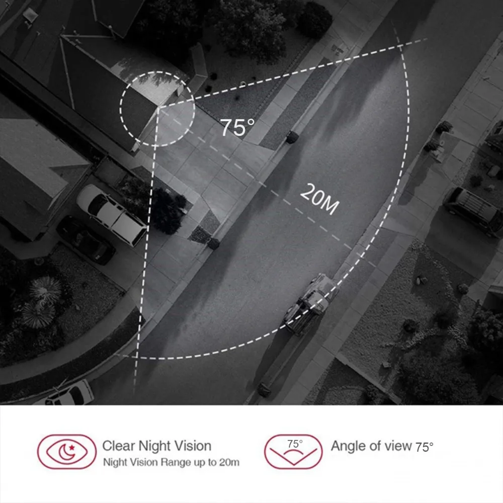 JOOAN 2MP IP камера Wifi 1080P Беспроводная Проводная P2P CCTV цилиндрическая уличная с