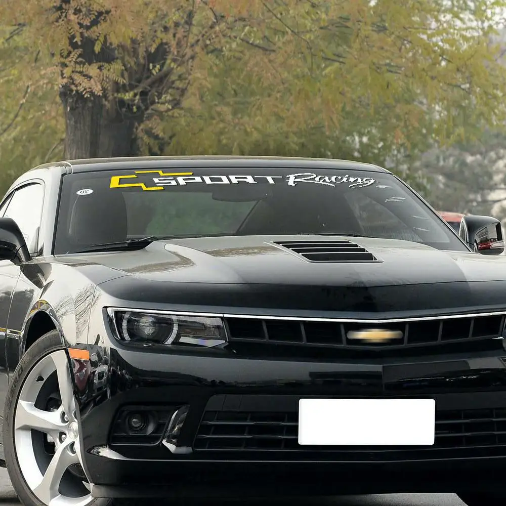 Спортивная наклейка на ветровое стекло гоночного автомобиля окно ветрового
