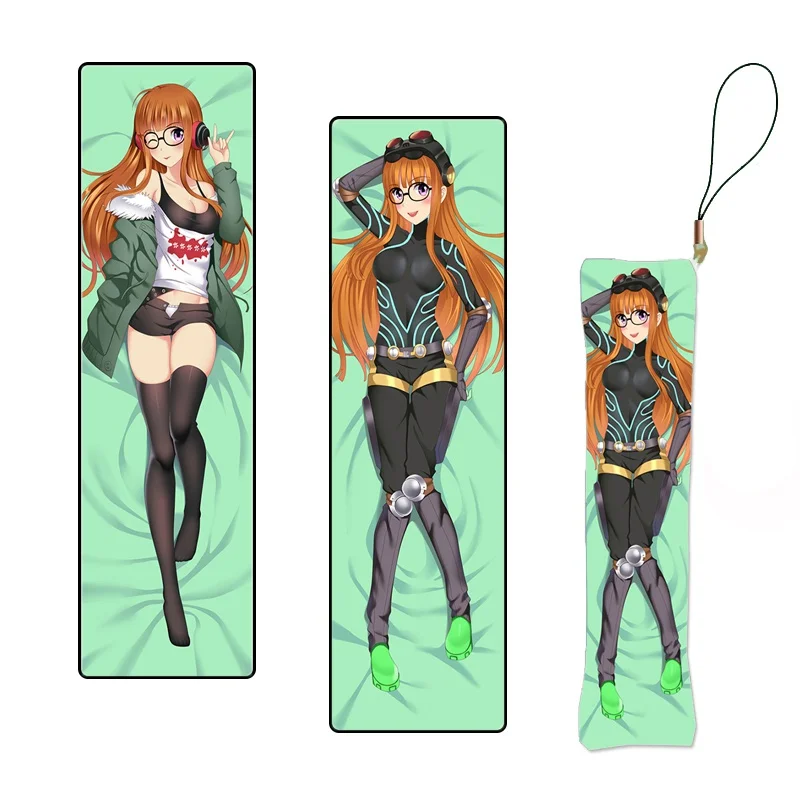 

Cartoon Hot Game Persona5 Anime otaku Mini Dakimakura Pillow Hanging Ornament Phone Strap