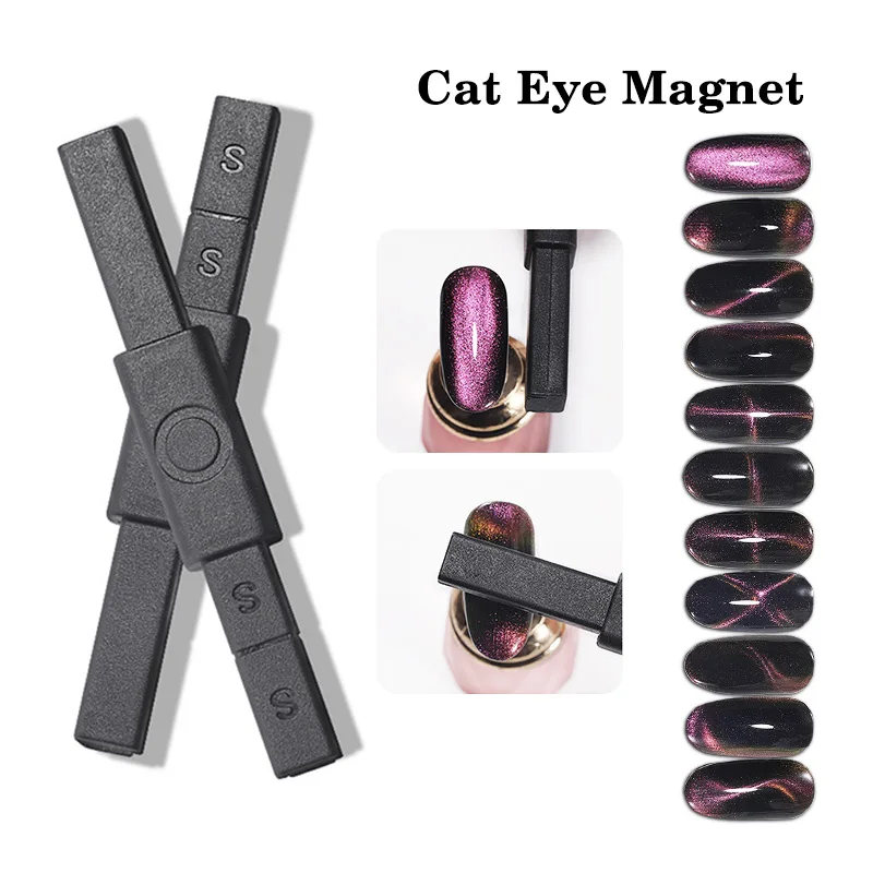 3D 5D дизайн магнитная палочка Гель-лак «кошачий глаз» Магнитный Многофункциональный толстый сильный магнит палочка для дизайна ногтей Маникюрный Инструмент