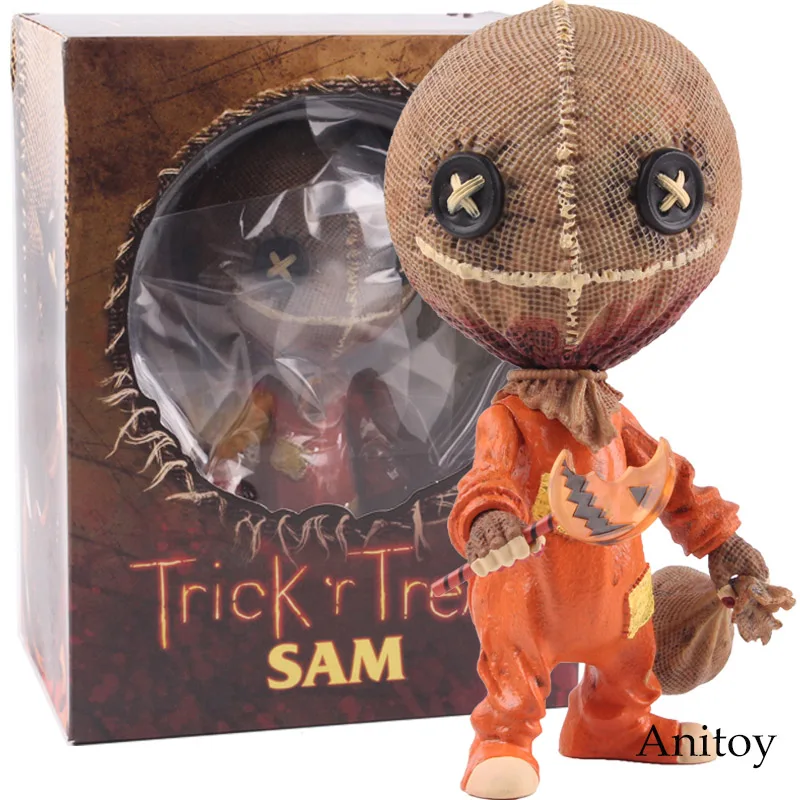 Mezco Trick 'r Treat стилизованный Сэм ПВХ фигурка трюк или лечение Хэллоуин украшение подарок Коллекционная модель игрушки - Цвет: with box