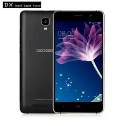 Бесплатная Csae Doogee X10 512 МБ 8 ГБ мобильного телефона MTK6570 Dual Core 5,0 дюймов ips 5MP + 2MP Android 6,0 gps 3360 мАч Dual Sim телефона