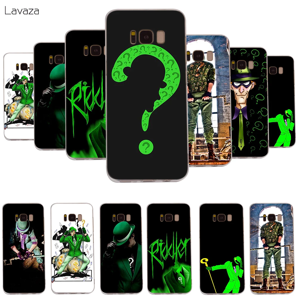 YIMAOC Detective Comics Riddler for Samsung Galaxy A10 A20 A30 A40 A50 A70 A2 J4 J6 J7 J8 Core Duo Note 10 Plus Soft Case |