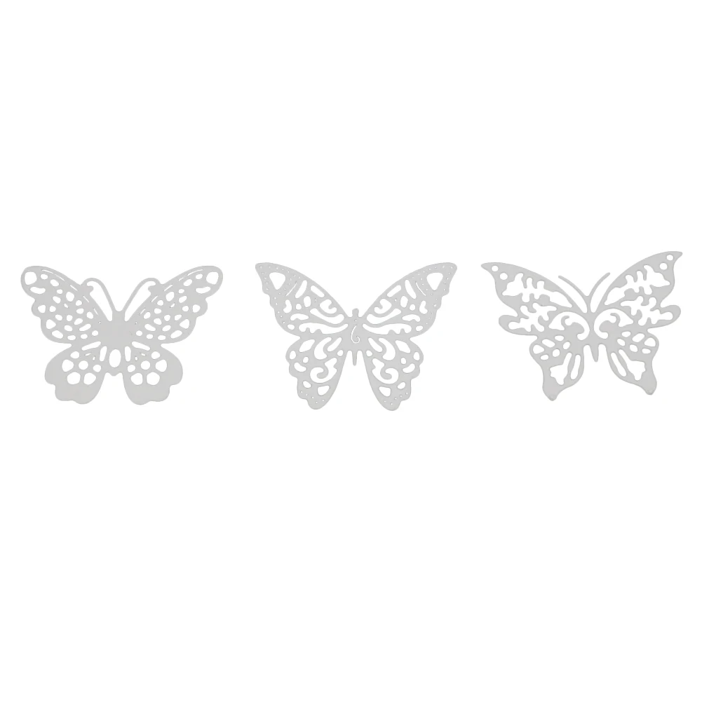 3 шт. металлические режущие штампы с бабочкой для DIY fustelle metalliche для скрапбукинга, Декор, красивые штампы и штампы для тиснения, Новинка