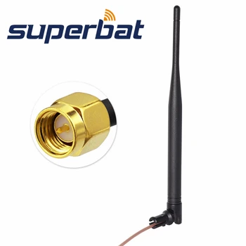 

Superbat 4G LTE Antenna OmniDirectional 3DBi Wireless Signal Booster Amplifier Modem SMA Male Plug Connector RG316 60cm