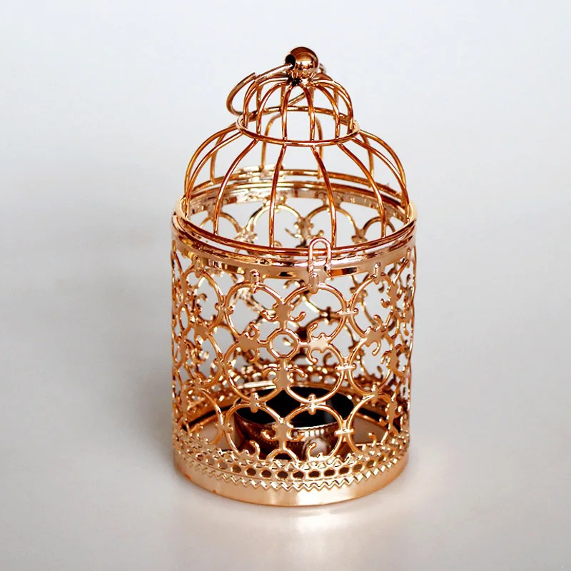

Metal Hollow Moroccan Lantern Candle Holder Tea Light Candle Cradle Home Room Decor 669