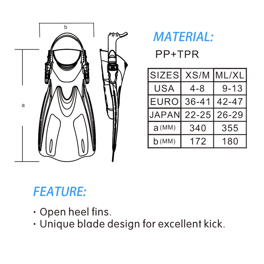 FN-200 китов, плавники для плавания, плавники для взрослых, Короткие плавники для подводного плавания, плавники для плавания, ласты для дайвинга, ласты для дайвинга с каблуком
