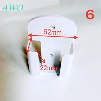 

100% New TV DVD Air Conditioner Wall Mount Remote Control Holder Wall Mounted 46mm*22mm (1.81in*0.86in)