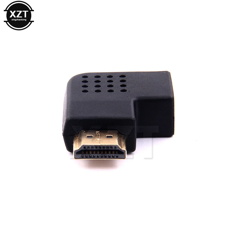 Кабельный адаптер-переходник HDMI штекер к HDMI Женский Кабель адаптер, преобразователь, удлинитель правый/левый угол для HDTV HDMI 1080 P