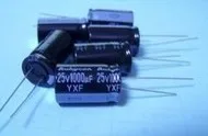 

5pcs/lot 25V 1000UF Electrolytic Capacitor 10X20