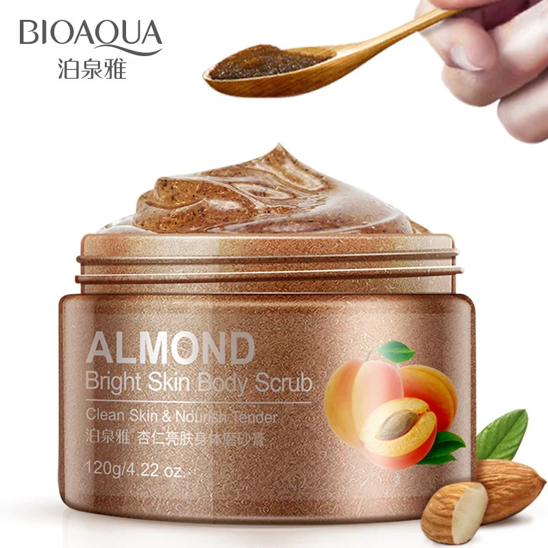 

Almond Plant Extracts Essence Body Exfoliating Scrub Gel Deep Cleansing Moisturizing Exxfoliating Smooth Body Whitening Skin