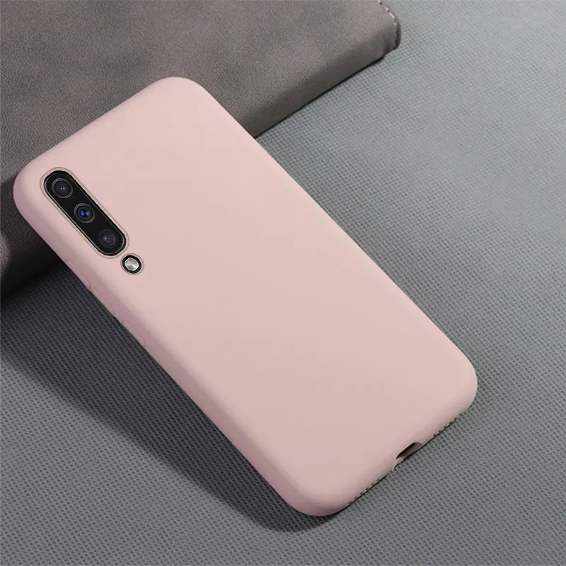 For Samsung A50 Case Liquid Silicone Phone Case For Samsung Galaxy A50 A70 A30 A40 A60 A20 M40 A51 A71 Cover Candy Shockproof - Цвет: 05