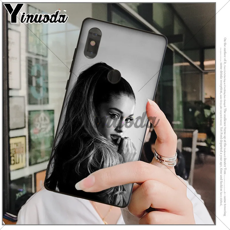 Yinuoda Cat Ar Ariana Grande черный ТПУ мягкий резиновый чехол для телефона xiaomi mi 6 8 se note2 3 mix2