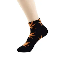 AZUE кленовый лист унисекс хлопок водоросли носки для команды Модные Зеленые листья мужские/женские Скейтборд хип хоп носки