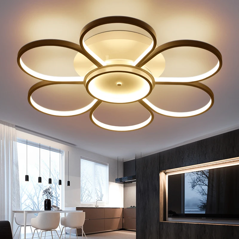 

2018 new bedroom led ceiling lights for 10-15square meters indoor restaurant luminaires for modern remote control room