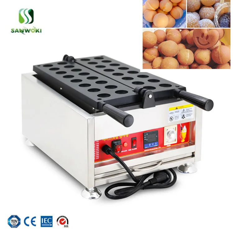Electric Digital Ball shape Waffle Maker Machine Baker Iron takoyaki machine Shaped Double-sided heating flip | Бытовая техника