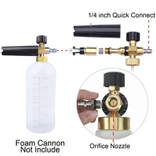 1/2 шт пеногонная пушка отверстия сопла советы пена горшок отверстия сопла советы 1,1 мм пена генератор насадки для снег пена Лэнс 35MR21
