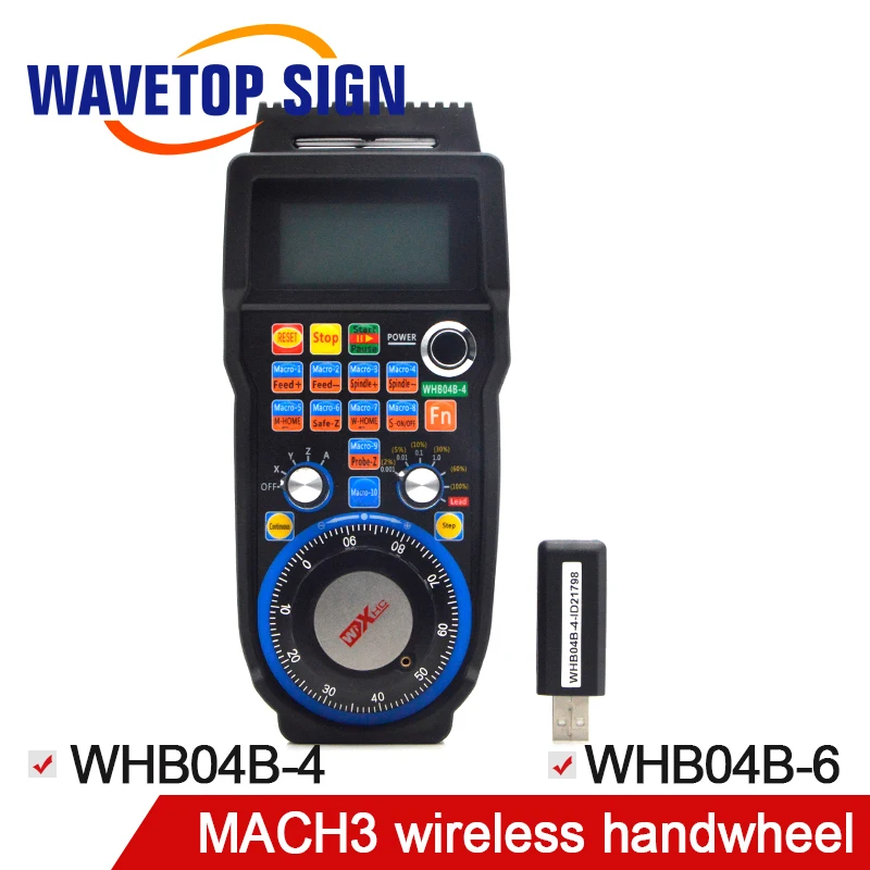 

Engraving Machine MACH3 Wireless Handwheel Handle Support 4 5 6Axis WHB04B-6 WHB04B-4 Latest Version