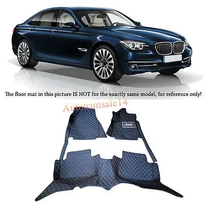 

Interior Floor Mats & Carpets Foot Pads Protector For BMW 7 Series F01 2014 2015