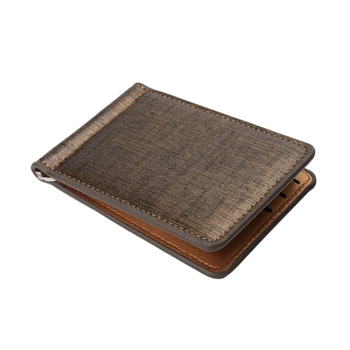 

THINKTHENDO Ultra-Thin Simple Leather Business Card Holder Bifold Mini Wallet Unisex Cool Casual New Fashion Bags for Women 2018