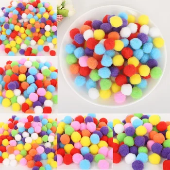 

100-500Pcs/Lot 10-30Mm Mixed Color Pompoms Soft Fluffy Pom Poms Balls Scrapbooking Diy Wedding Decoration Home Decor Accessories