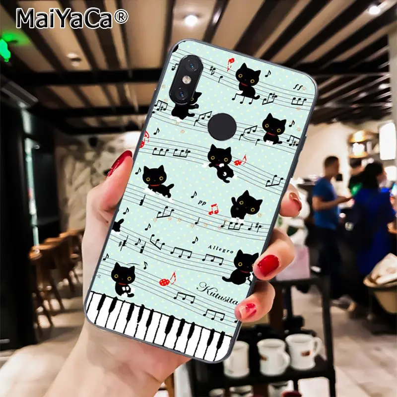 MaiYaCa пианино листовая музыка DIY окрашенный чехол для телефона Xiaomi Redmi8 4X 6A S2 7A 5A Redmi 5