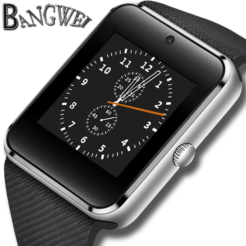 

BANGWEI WristWatch Bluetooth Smart Watch Men Sport Pedometer Watch Support SIM Card Camera Smartwatch Reloj Inteligente+Box