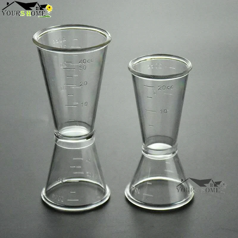 

PC Double Jigger Cocktail Drink Mixer Measuring Cup Jigger Measurer Set Bar Tools Bar Tool Bar Accessories