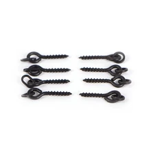 Для рыбалки на карпа, chod Boilie винт с твердым кольцом всплывающий держатель для кормовых гранул наживка остановка матовый черный терминал снасти черный