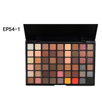 

New 54 colors Eyeshadow Pallete Pearlescent Earth Color Eye Shadow Box Professional Nature Make up Lasting Makeup Eye Shadow