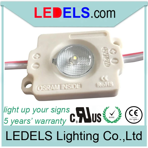 

800pieces/Lot,CE ROHS Approved 12v 1.2w 120lm Osram lightbox led
