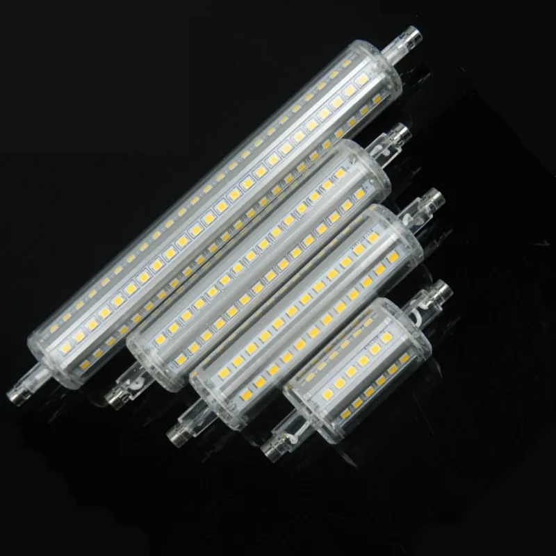 Силиконовая R7S Светодиодная лампа AC 85 265 в 5 Вт 10 12 15 2835 SMD ампулы ремблеры Halogene Bombillas