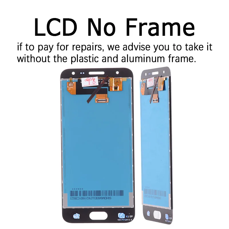 Дисплей для SAMSUNG J5 Prime 2017 G571F G571 LCD в сборе с тачскрином Оригинал 5.0&quot черный белый