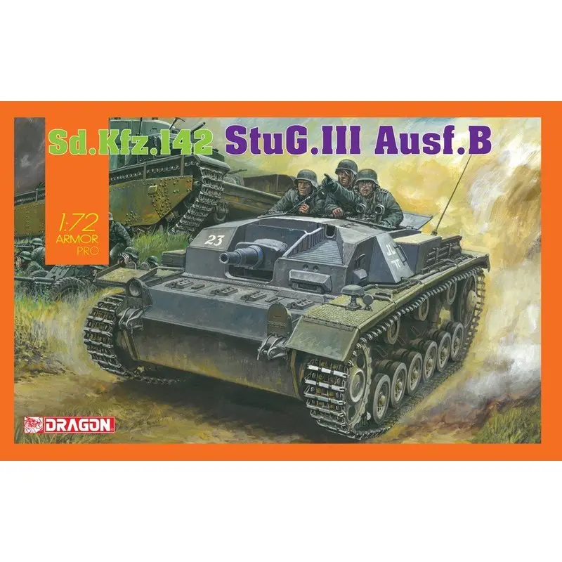 Набор моделей DRAGON 7559 1/72 Sd.Kfz.142 StuG.III Ausf.B - Scale | Игрушки и хобби