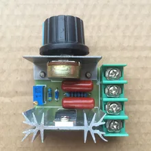AC 220 V 2000 W SCR Напряжение регулятор затемнения Диммер Скорость термостат контроллер