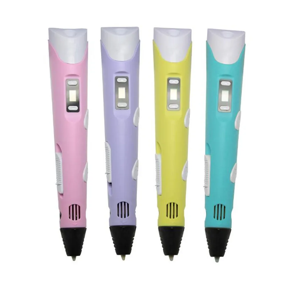 

DuoWeiSi 3D Printing Pen V2 3D Stereoscopic Doodle educational toys DIY Drawing Printer Pen for PLA / ABS Filament