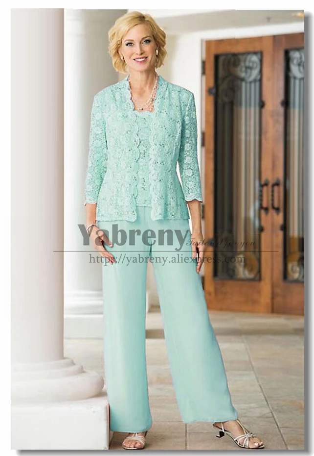 3 piece mother of the bride pantsuit