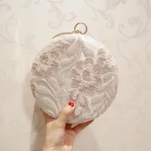 LIXUN зимние женские сумки клатч вечерние сумки круглые металлические золотые бриллианты на плечо Маленькие женские сумки кошельки праздничные женские сумки