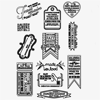 

Trademarks Transparent Clear Silicone Stamp/Seal for DIY scrapbooking/photo album Decorative clear stamp sheets HEM23