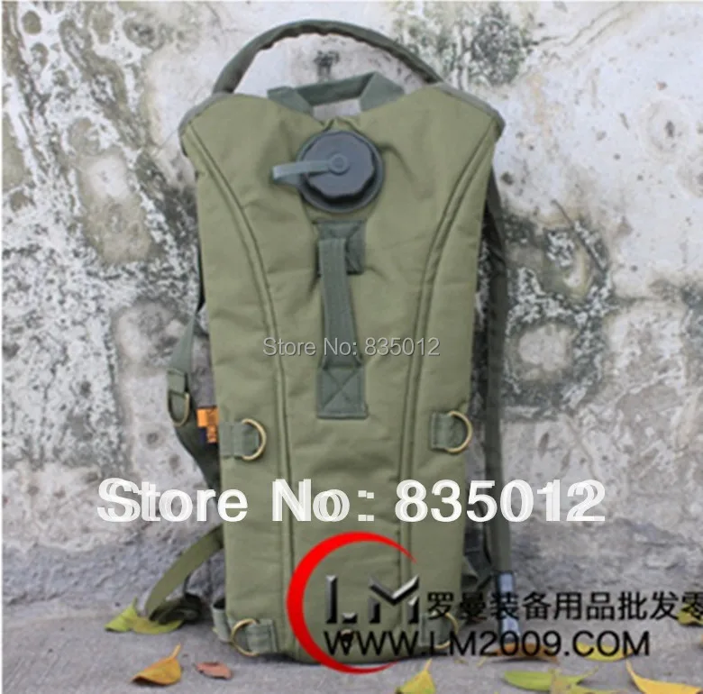 Tactical Outdoor Military 2 5L Hydration Bladder 3L backpack water bag rucksack for bicycle camping Green