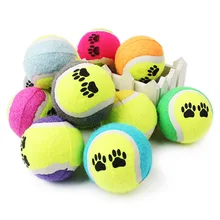 Новые игрушки для домашних котов, красочные теннисные мячи, игрушки для собак, беги, пледы, игрушки для жевания щенками