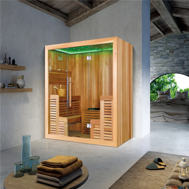 China portable sauna room/outdoor sauna/sauna house Canadian cedar wood