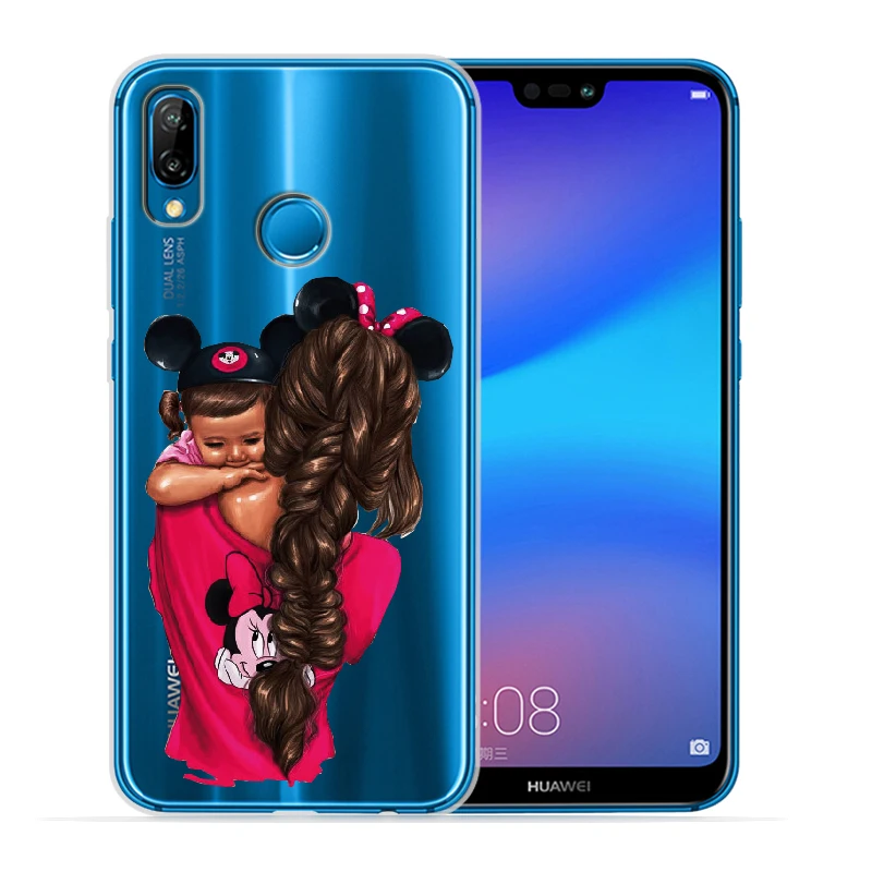 Чехол для huawei P smart Sxey Mother Mom Baby Fashion Gisl для huawei P30 P20 Lite Pro P10 P8Lite P9Lite мягкий чехол для телефона - Цвет: 09