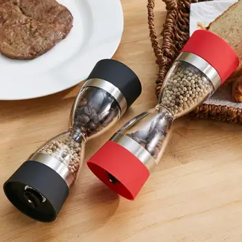 

Manual Salt Pepper Mill Grinder Grind 2 In 1 Ceramic CorePortable Kitchen