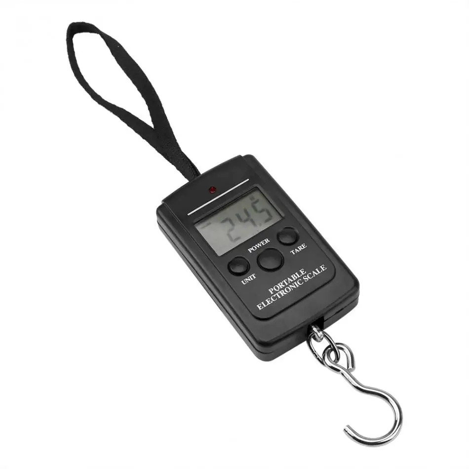0 40KG Portable LCE Digital Handy Scale Electronic Hanging Luggage